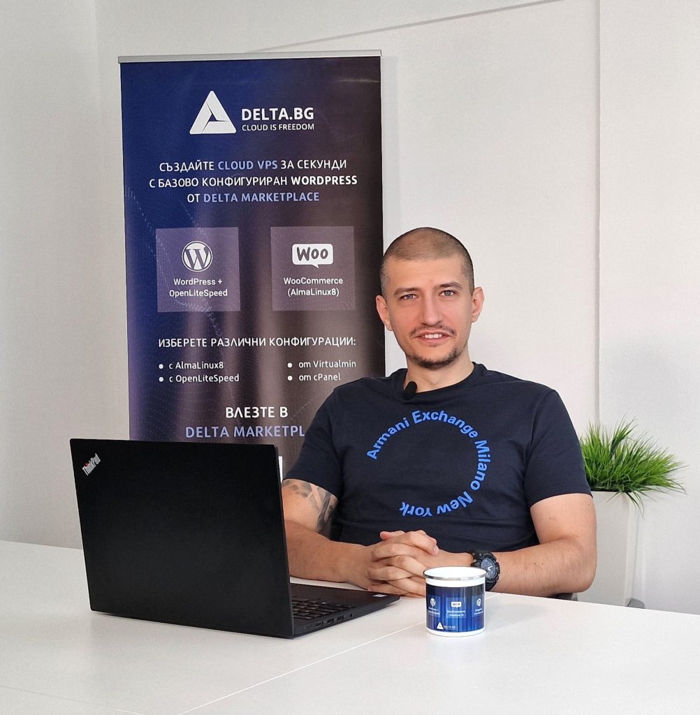 Валентин Джоров - съосновател на Jump.BG и системен администратор в Delta.BG