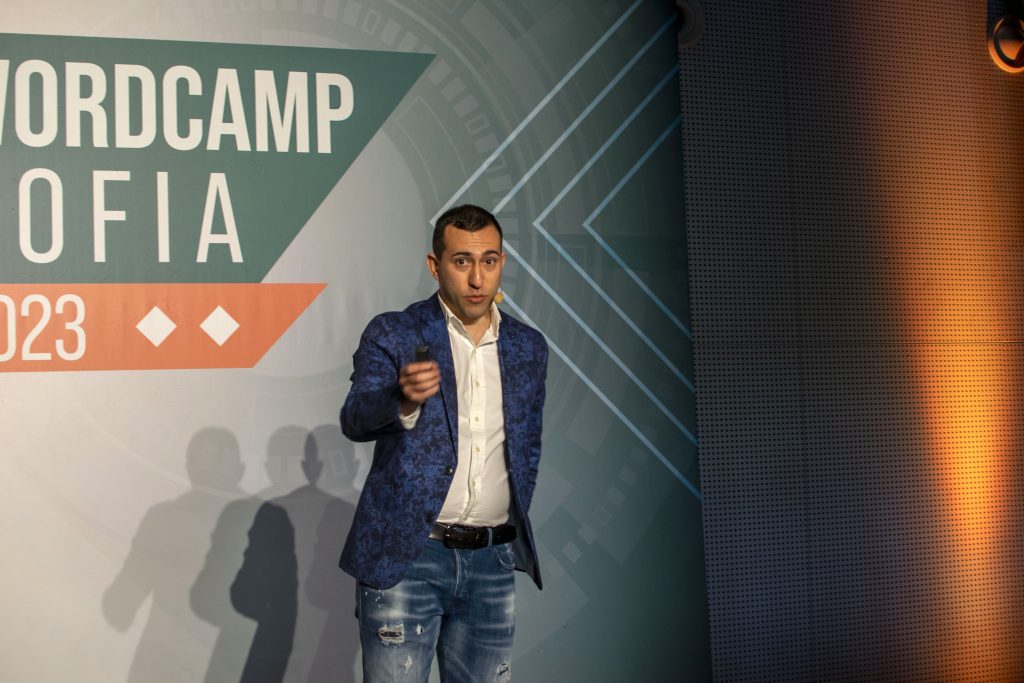 Тодор Пулев на WordCamp Sofia 2023