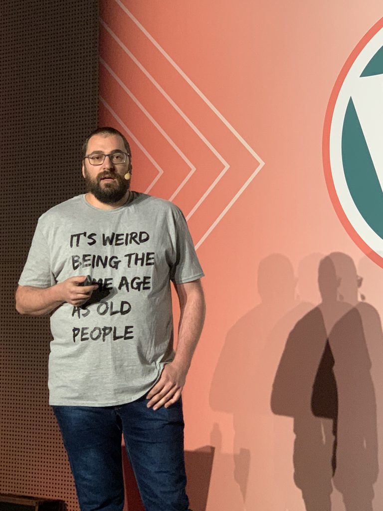 Никола Димитриевич на WordCamp Sofia 2023