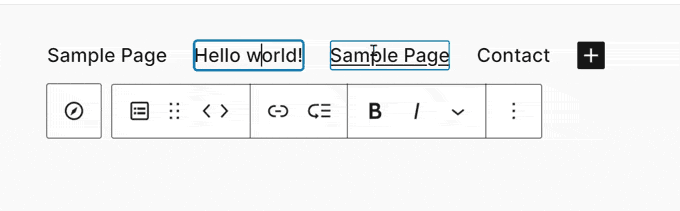 WordPress 6.4 Подобряване на лентата с инструменти за работа на Parents / Child блокове