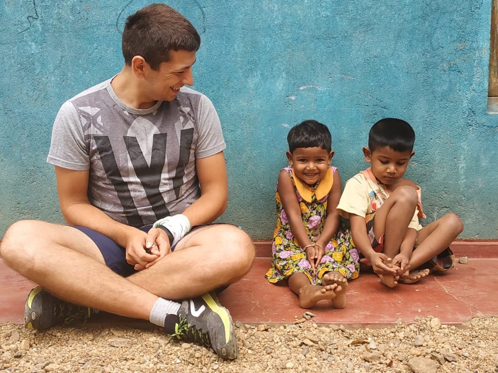 Petar Hristov in Shri Lanka