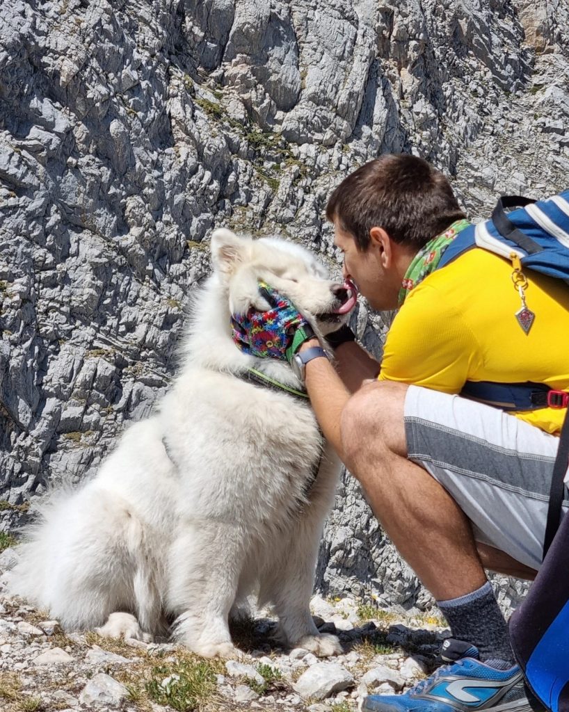 Petar Hristov travelling in the world.