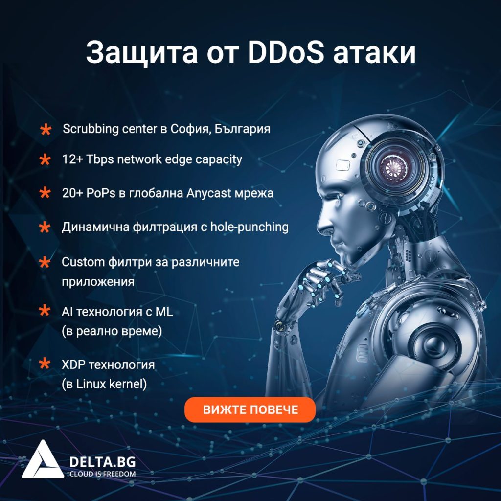 Защита от DDoS атаки от Delta.BG