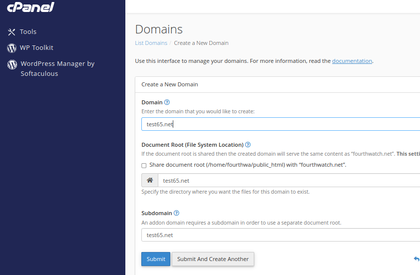 Активиране на модула Redirections от Dashboard менюто