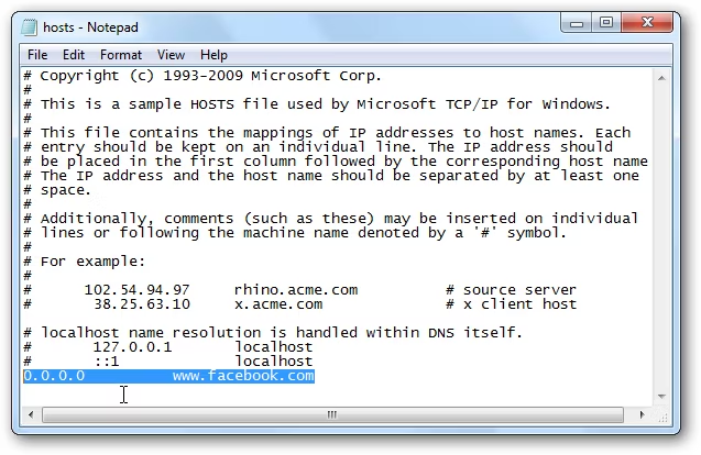Редакция на Windows hosts файл за локално тестване на сайт