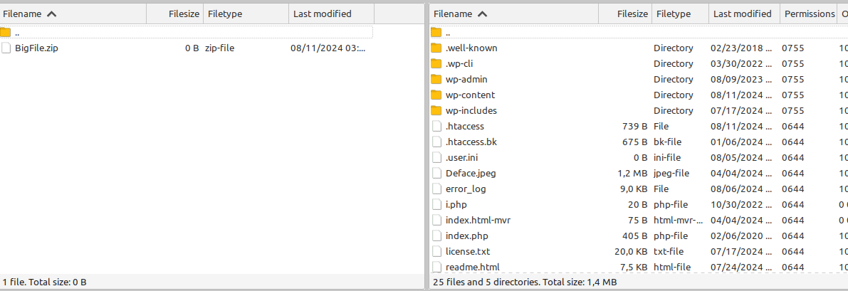 Секция Files в cPanel с основни инструменти