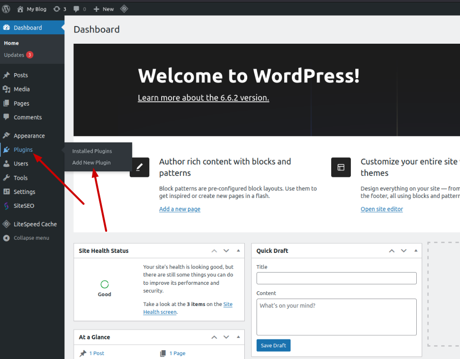 инсталиране на плъгин WordPress
