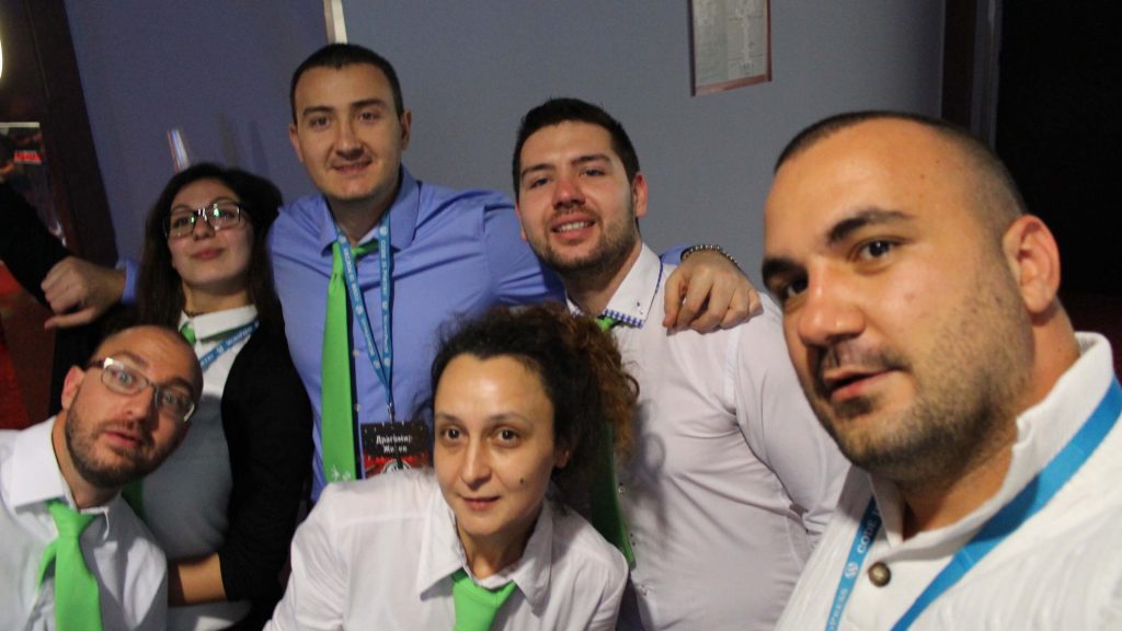 Екипът на Jump.BG по време на WordCamp Sofia 2018