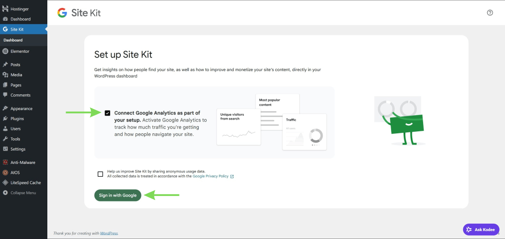 Свържете Google Analytics 4 с WordPress
