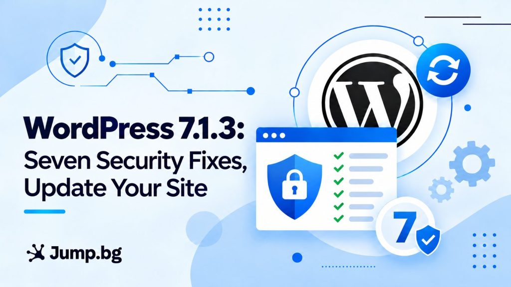 WordPress 7.1.3: Seven Security Fixes, Update Your Site