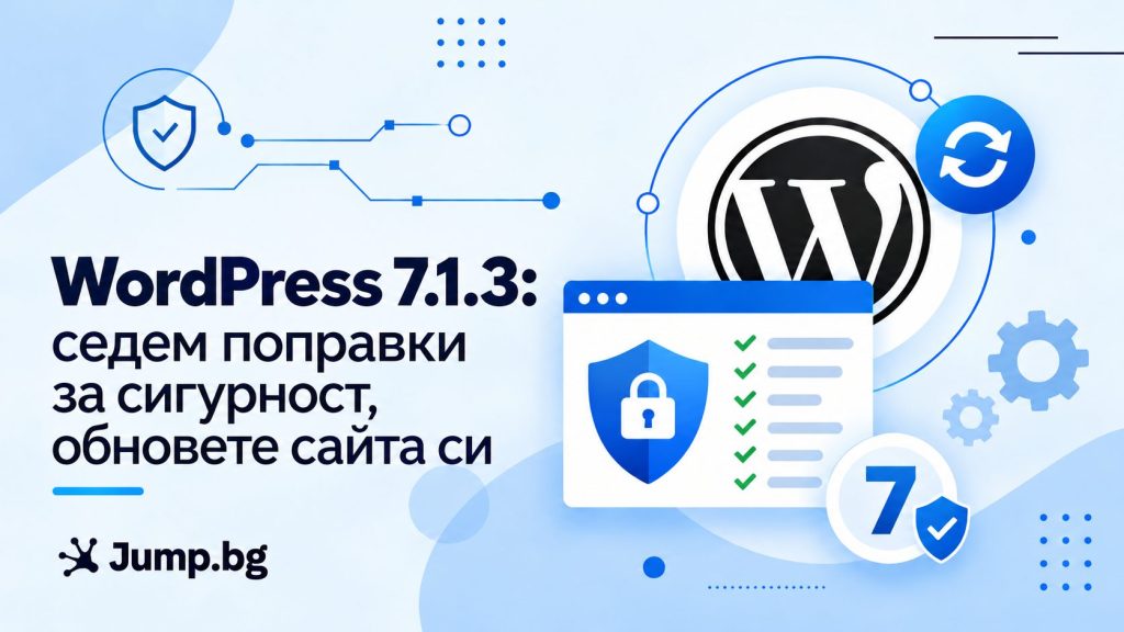WordPress 7.1.3: седем поправки за сигурност, обновете сайта си